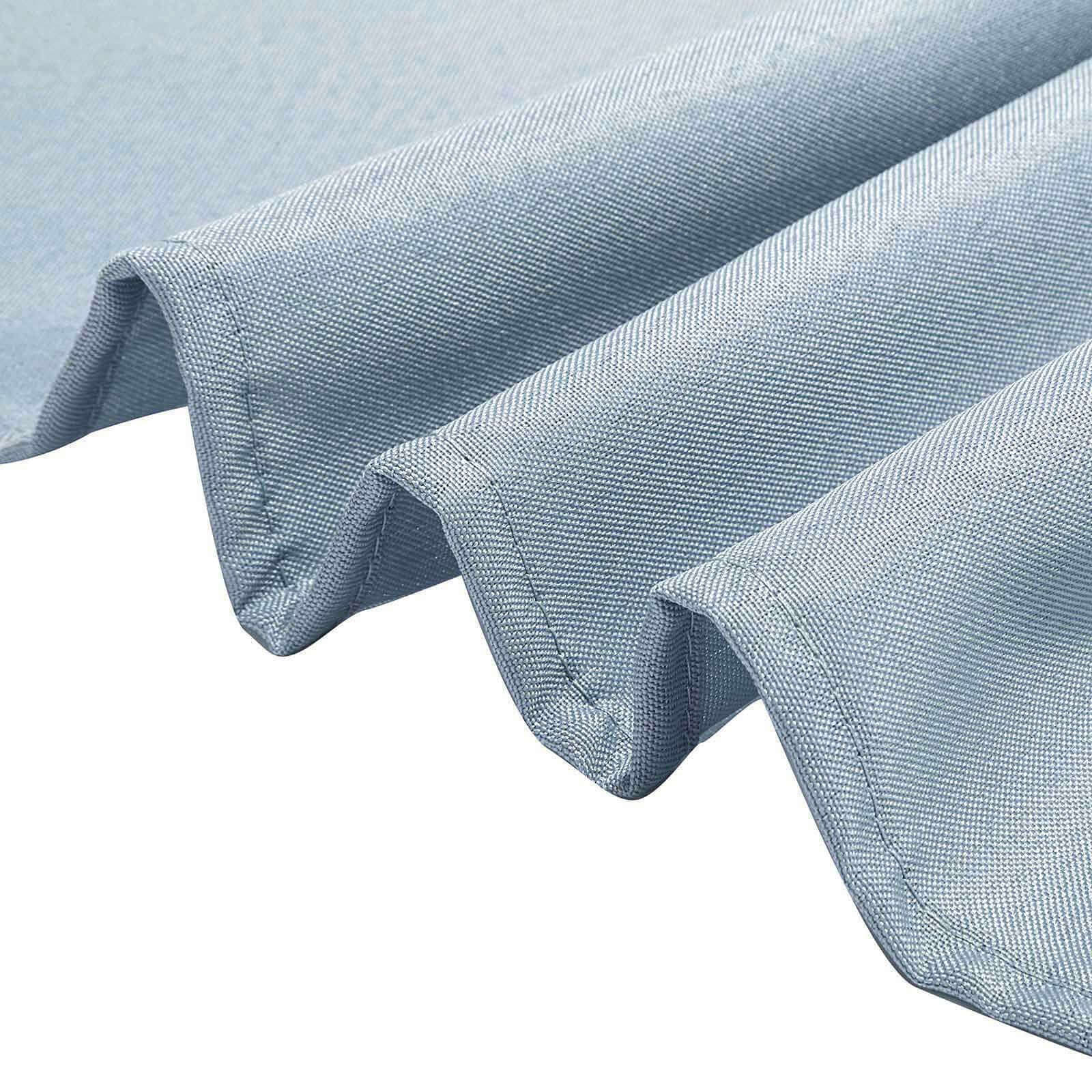 Polyester 60"x126" Rectangle Tablecloth Dusty Blue - Wrinkle - Resistant Table Cover - Linen Luxes