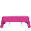 Polyester 60"x126" Rectangle Tablecloth Fuchsia - Wrinkle - Resistant Table Cover - Linen Luxes