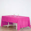 Polyester 60"x126" Rectangle Tablecloth Fuchsia - Wrinkle - Resistant Table Cover - Linen Luxes