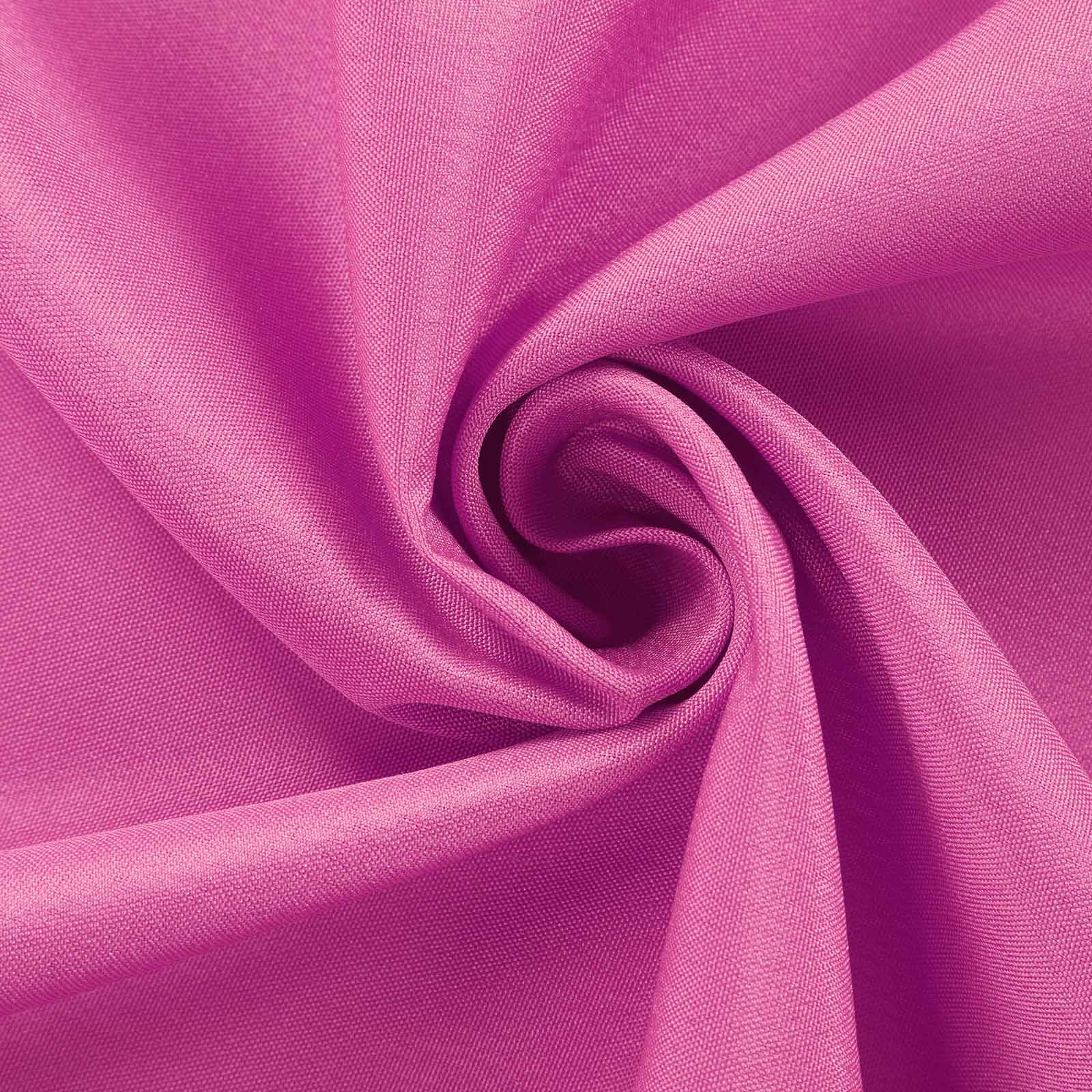 Polyester 60"x126" Rectangle Tablecloth Fuchsia - Wrinkle - Resistant Table Cover - Linen Luxes