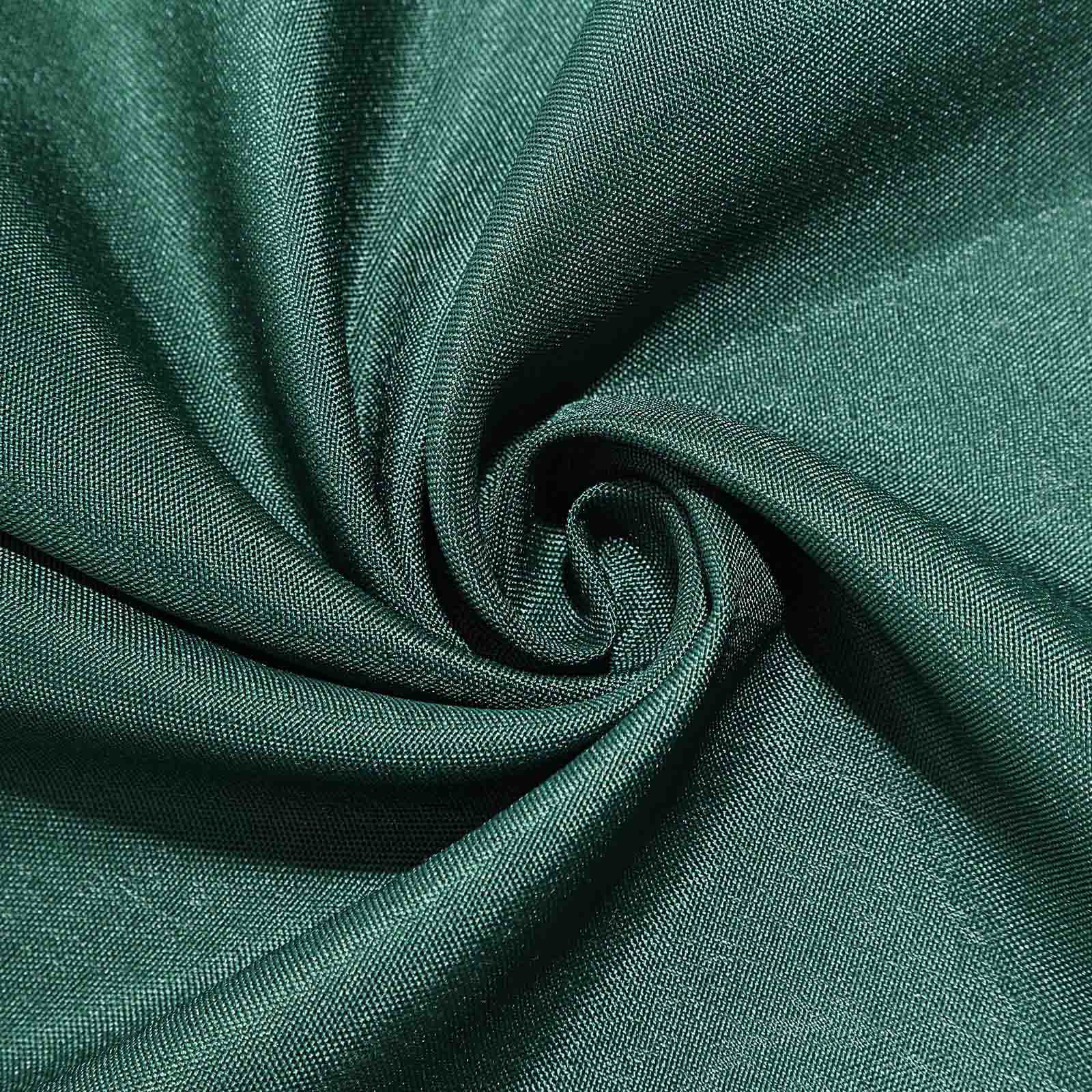 Polyester 60"x126" Rectangle Tablecloth Hunter Emerald Green - Wrinkle - Resistant Table Cover - Linen Luxes