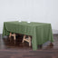 Polyester 60"x126" Rectangle Tablecloth Olive Green - Wrinkle - Resistant Table Cover - Linen Luxes