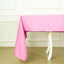 Polyester 60"x126" Rectangle Tablecloth Pink - Wrinkle - Resistant Table Cover - Linen Luxes