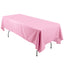 Polyester 60"x126" Rectangle Tablecloth Pink - Wrinkle - Resistant Table Cover - Linen Luxes