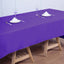 Polyester 60"x126" Rectangle Tablecloth Purple - Wrinkle - Resistant Table Cover - Linen Luxes
