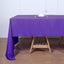Polyester 60"x126" Rectangle Tablecloth Purple - Wrinkle - Resistant Table Cover - Linen Luxes