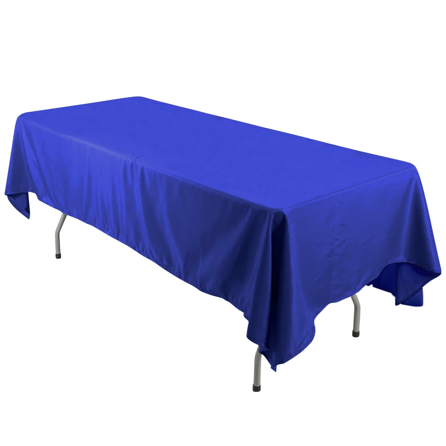Polyester 60"x126" Rectangle Tablecloth Royal Blue - Wrinkle - Resistant Table Cover - Linen Luxes