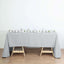 Polyester 60"x126" Rectangle Tablecloth Silver - Wrinkle - Resistant Table Cover - Linen Luxes