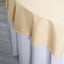 Polyester 70" Round Tablecloth Beige - Durable & Wrinkle - Resistant Table Cover - Linen Luxes