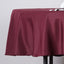 Polyester 70" Round Tablecloth Burgundy - Durable & Wrinkle - Resistant Table Cover - Linen Luxes