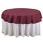 Polyester 70" Round Tablecloth Burgundy - Durable & Wrinkle - Resistant Table Cover - Linen Luxes
