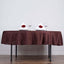 Polyester 70" Round Tablecloth Chocolate - Durable & Wrinkle - Resistant Table Cover - Linen Luxes