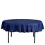 Polyester 70" Round Tablecloth Navy Blue - Durable & Wrinkle - Resistant Table Cover - Linen Luxes