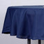 Polyester 70" Round Tablecloth Navy Blue - Durable & Wrinkle - Resistant Table Cover - Linen Luxes