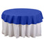 Polyester 70" Round Tablecloth Royal Blue - Durable & Wrinkle - Resistant Table Cover - Linen Luxes
