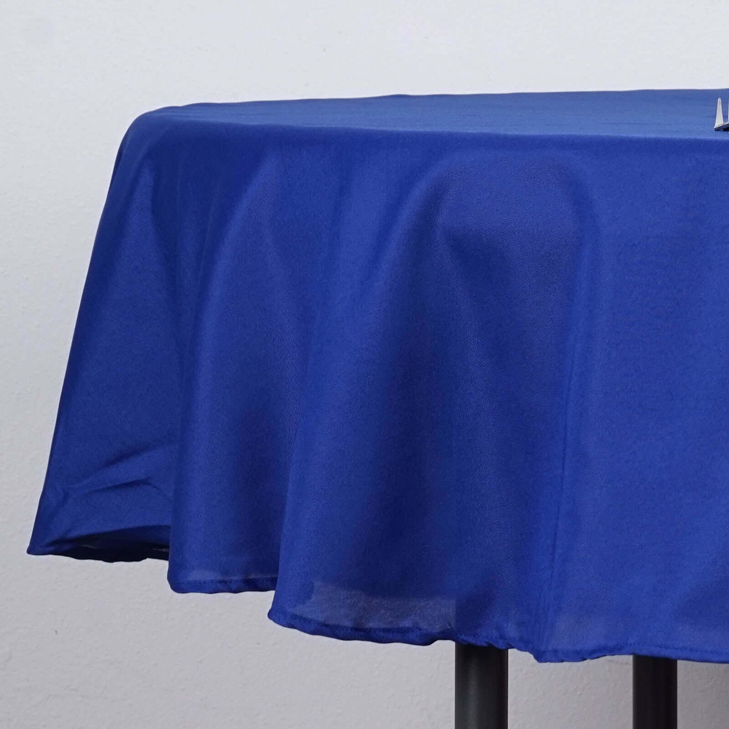 Polyester 70" Round Tablecloth Royal Blue - Durable & Wrinkle - Resistant Table Cover - Linen Luxes