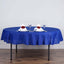 Polyester 70" Round Tablecloth Royal Blue - Durable & Wrinkle - Resistant Table Cover - Linen Luxes