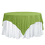 Polyester 70"x70" Table Overlay Square Tablecloth Apple Green - Wrinkle-Resistant & Durable Table Cover