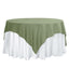 Polyester 70"x70" Table Overlay Square Tablecloth Dusty Sage Green - Wrinkle-Resistant & Durable Table Cover