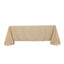 Polyester 72"x120" Rectangle Tablecloth Beige - Durable and Stylish Table Cover - Linen Luxes
