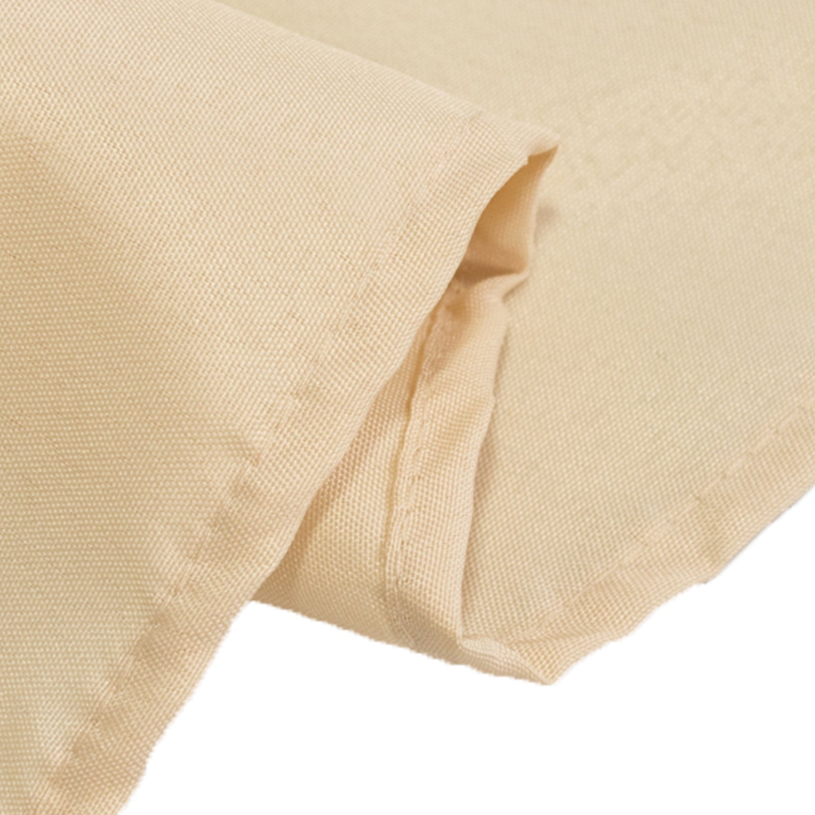 Polyester 72"x120" Rectangle Tablecloth Beige - Durable and Stylish Table Cover - Linen Luxes