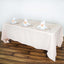 Polyester 72"x120" Rectangle Tablecloth Blush - Durable and Stylish Table Cover - Linen Luxes