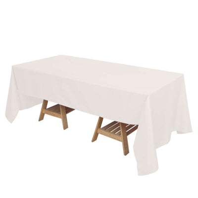Polyester 72"x120" Rectangle Tablecloth Blush - Durable and Stylish Table Cover - Linen Luxes