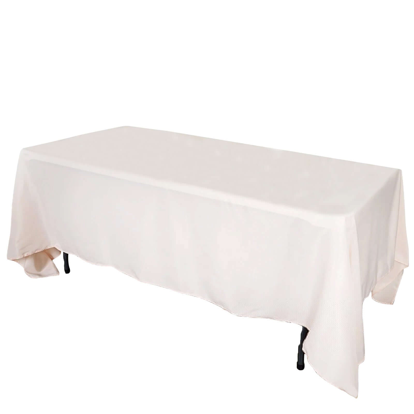 Polyester 72"x120" Rectangle Tablecloth Blush - Durable and Stylish Table Cover - Linen Luxes