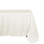 Polyester 72"x120" Rectangle Tablecloth Ivory - Durable and Stylish Table Cover - Linen Luxes