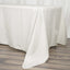 Polyester 72"x120" Rectangle Tablecloth Ivory - Durable and Stylish Table Cover - Linen Luxes