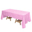 Polyester 72"x120" Rectangle Tablecloth Pink - Durable and Stylish Table Cover - Linen Luxes
