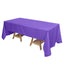 Polyester 72"x120" Rectangle Tablecloth Purple - Durable and Stylish Table Cover - Linen Luxes