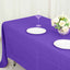 Polyester 72"x120" Rectangle Tablecloth Purple - Durable and Stylish Table Cover - Linen Luxes