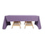 Polyester 72"x120" Rectangle Tablecloth Violet Amethyst - Durable and Stylish Table Cover - Linen Luxes