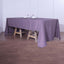 Polyester 72"x120" Rectangle Tablecloth Violet Amethyst - Durable and Stylish Table Cover - Linen Luxes