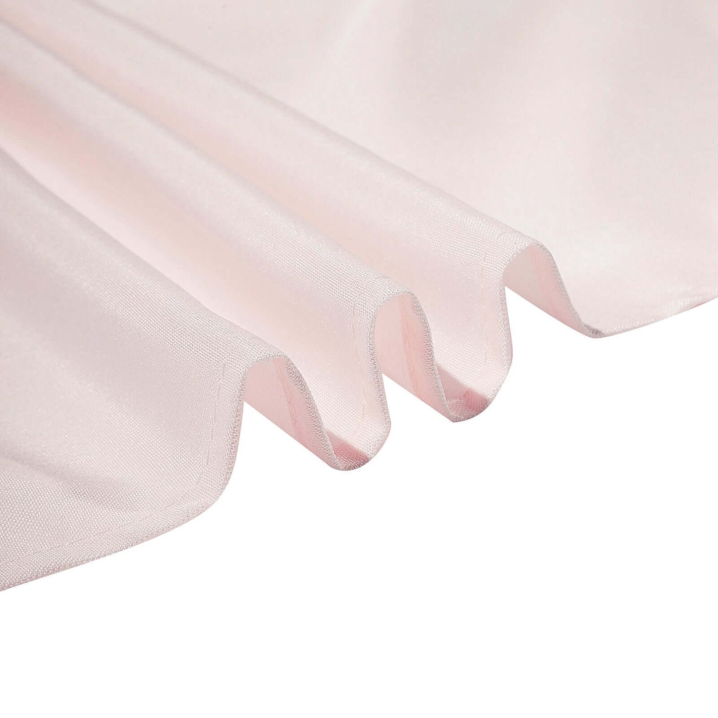 Polyester 90" Round Tablecloth Blush - Stain & Wrinkle - Resistant Table Cover - Linen Luxes