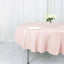 Polyester 90" Round Tablecloth Blush - Stain & Wrinkle - Resistant Table Cover - Linen Luxes