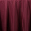 Polyester 90" Round Tablecloth Burgundy - Stain & Wrinkle - Resistant Table Cover - Linen Luxes