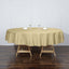 Polyester 90" Round Tablecloth Champagne - Stain & Wrinkle - Resistant Table Cover - Linen Luxes