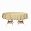 Polyester 90" Round Tablecloth Champagne - Stain & Wrinkle - Resistant Table Cover - Linen Luxes