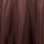 Polyester 90" Round Tablecloth Chocolate - Stain & Wrinkle - Resistant Table Cover - Linen Luxes