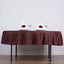 Polyester 90" Round Tablecloth Chocolate - Stain & Wrinkle - Resistant Table Cover - Linen Luxes