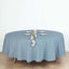 Polyester 90" Round Tablecloth Dusty Blue - Stain & Wrinkle - Resistant Table Cover - Linen Luxes