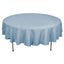 Polyester 90" Round Tablecloth Dusty Blue - Stain & Wrinkle - Resistant Table Cover - Linen Luxes