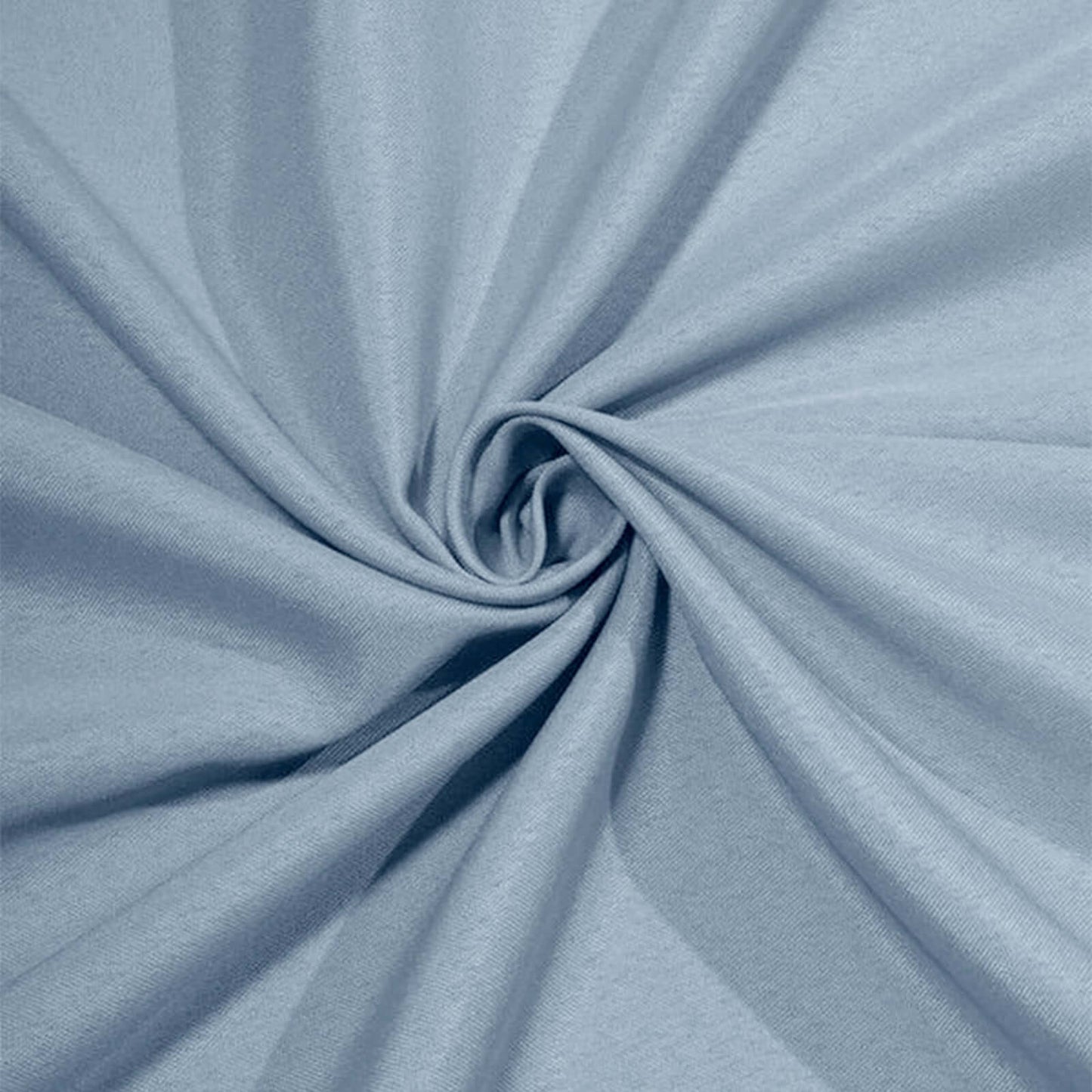 Polyester 90" Round Tablecloth Dusty Blue - Stain & Wrinkle - Resistant Table Cover - Linen Luxes