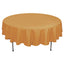 Polyester 90" Round Tablecloth Gold - Stain and Wrinkle - Resistant Table Cover for Party & Gatherings - Linen Luxes