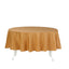Polyester 90" Round Tablecloth Gold - Stain and Wrinkle - Resistant Table Cover for Party & Gatherings - Linen Luxes
