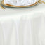 Polyester 90" Round Tablecloth Ivory - Stain & Wrinkle - Resistant Table Cover - Linen Luxes