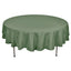Polyester 90" Round Tablecloth Olive Green - Stain & Wrinkle - Resistant Table Cover - Linen Luxes