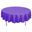 Polyester 90" Round Tablecloth Purple - Stain & Wrinkle - Resistant Table Cover - Linen Luxes